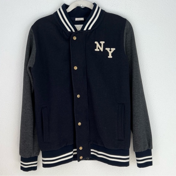 Abercrombie & Fitch Rare Varsity Bomber Basrball Jacket XL - Picture 1 of 9